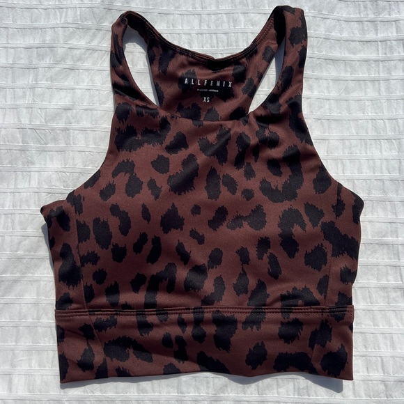 All Fenix Heidi Leopard Print Bra, AU Extra Small - Picture 3 of 10
